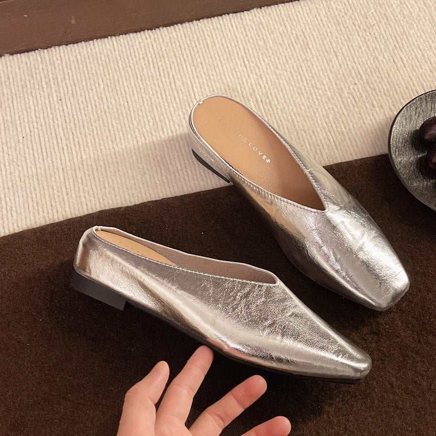 Ballerine in Pelle Chiara