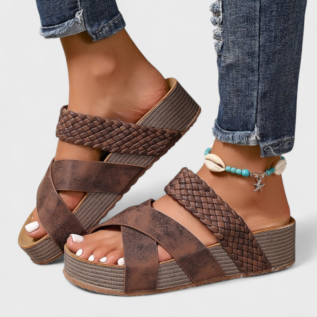 Mila Milano™ | Sandali Ortopedici in Pelle