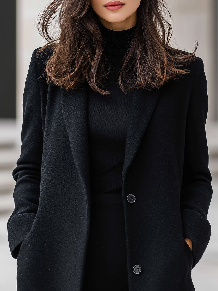 Mila Milano™ | Wool-Blend Long Coat