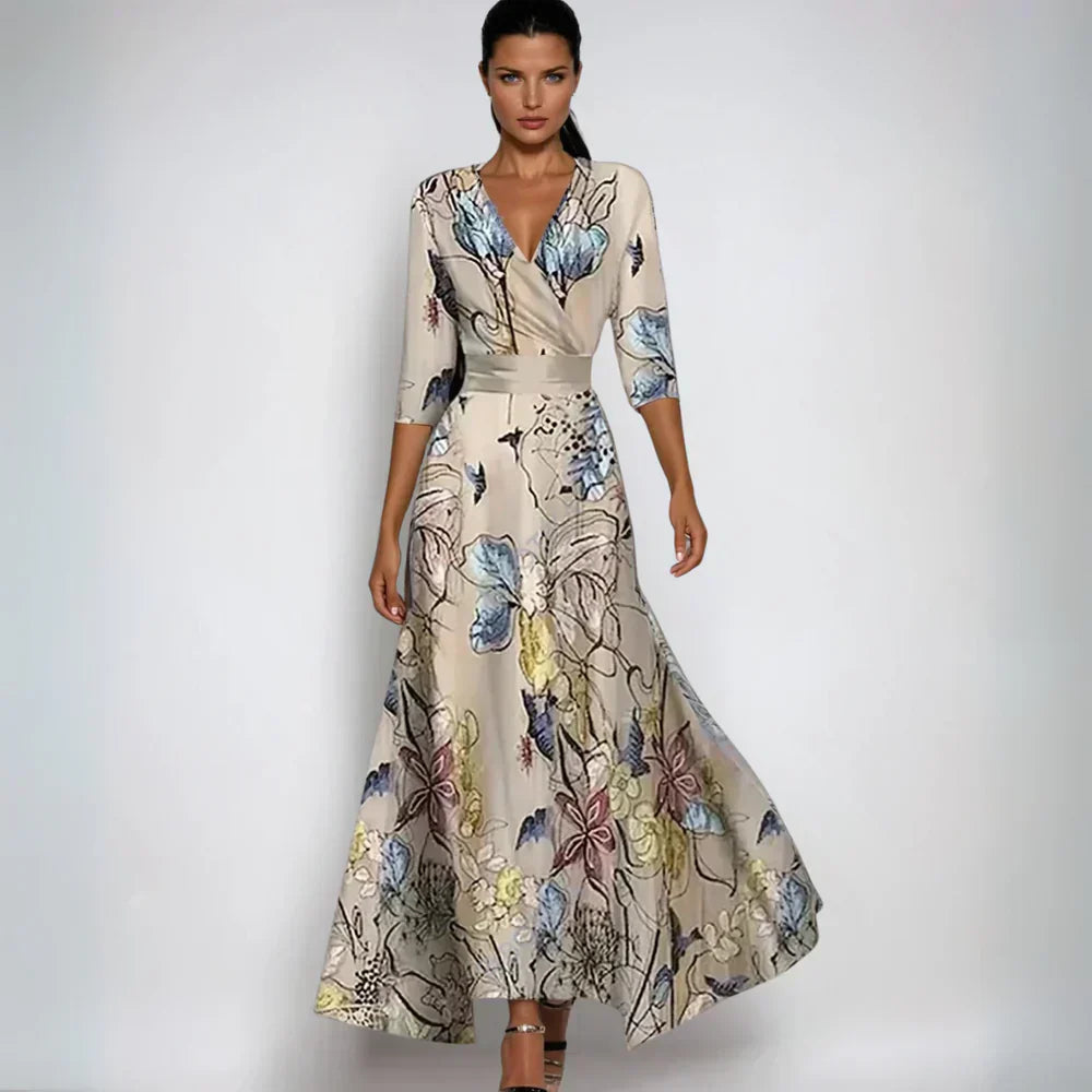 Mila Milano™ | ABITO FLOREALE ELEGANTE