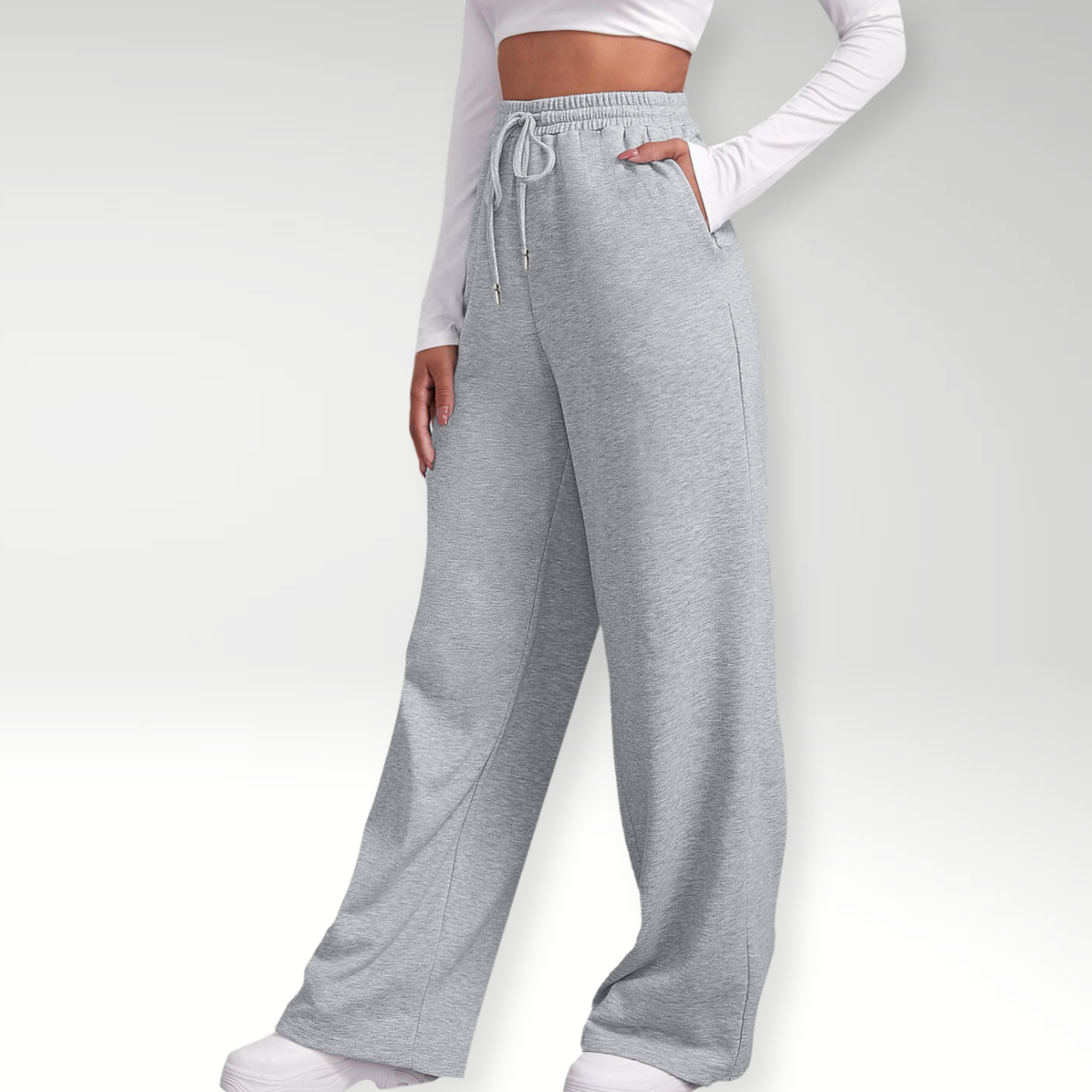 Mila Milano™ | Joggers a gamba larga e taglio casual