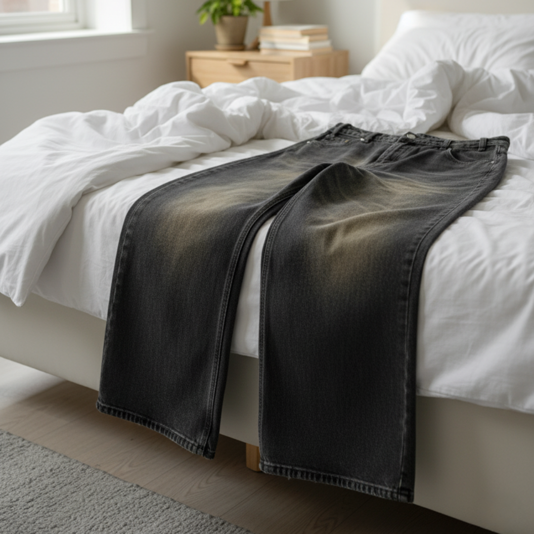 Jeans a gamba a botte