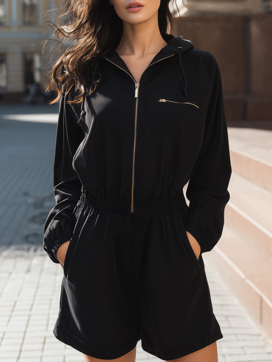 Mila Milano™ | Hooded Jumpsuit