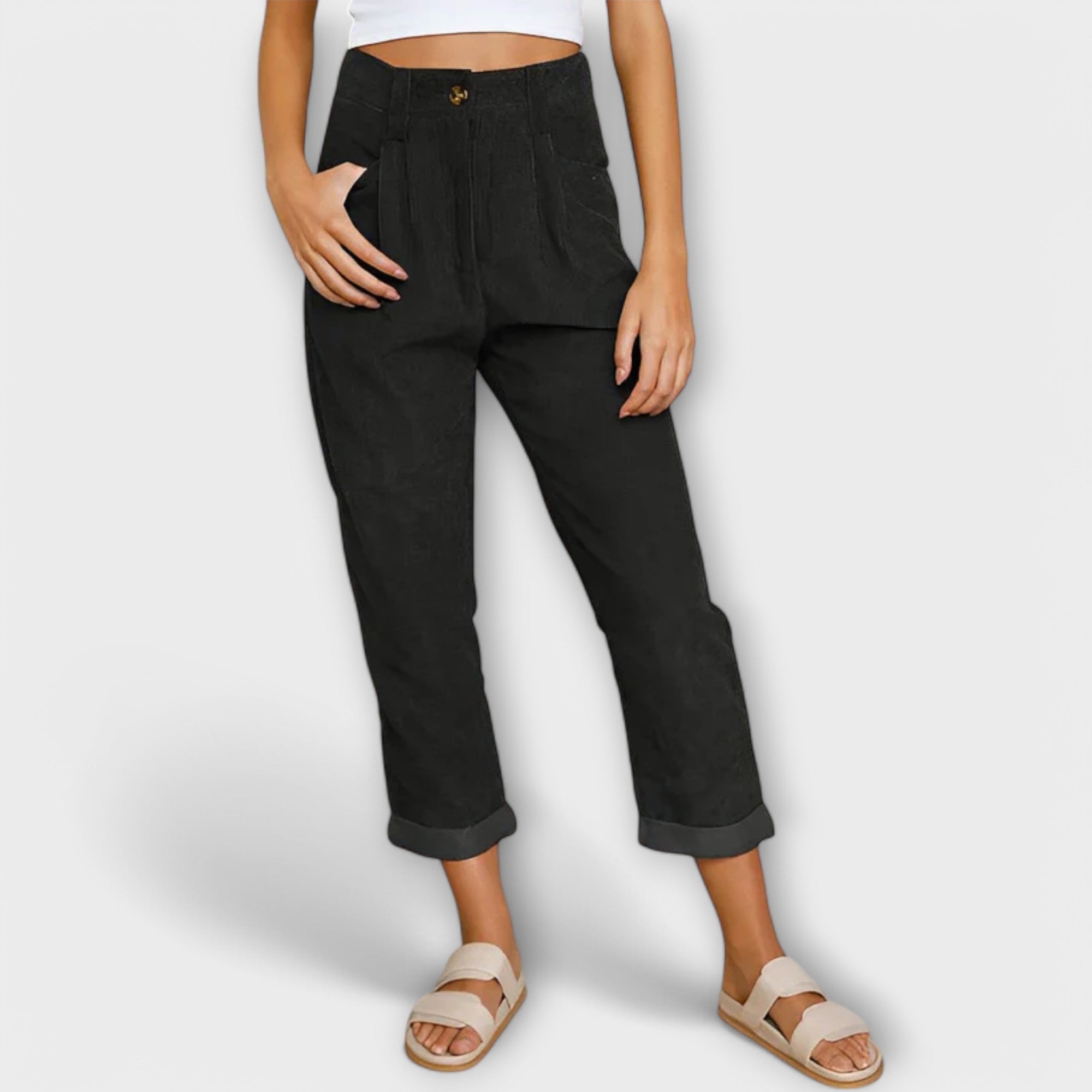Mila Milano™ | Pantaloni di velluto moderni