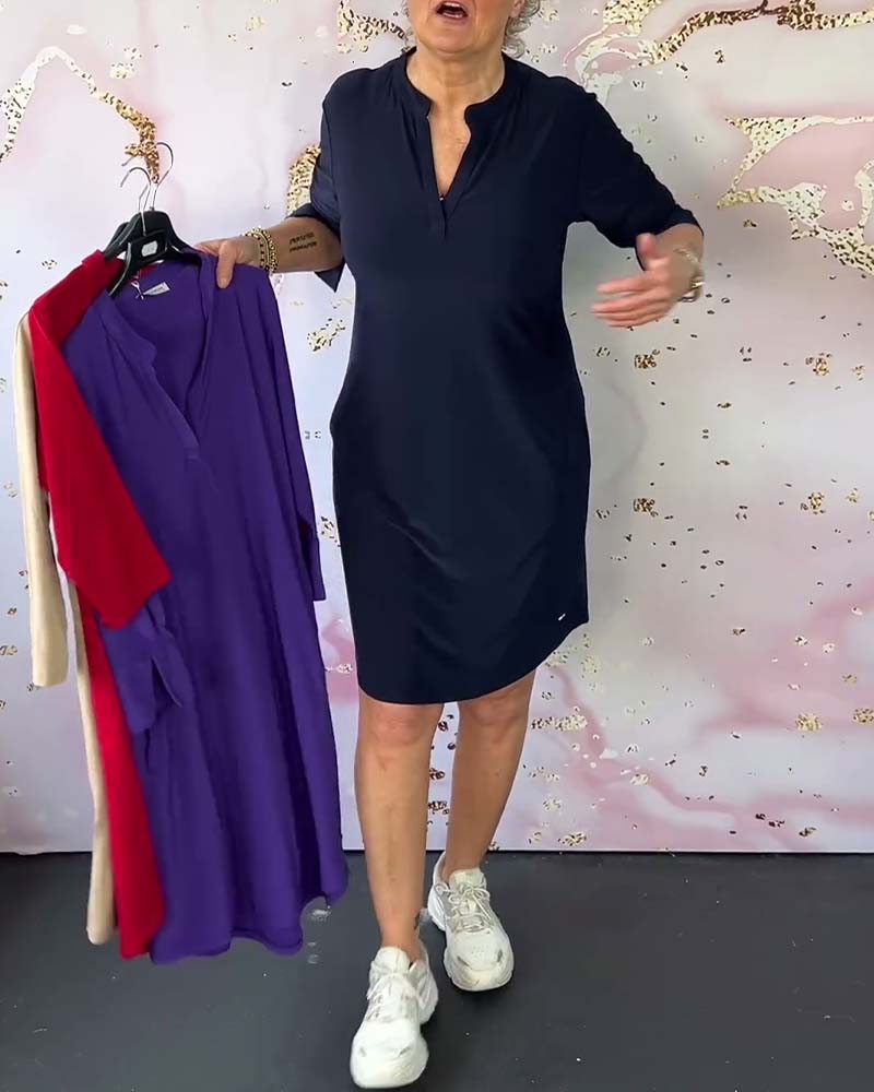 Mila Milano™ | ABITO ELEGANTE SCOLLO A V