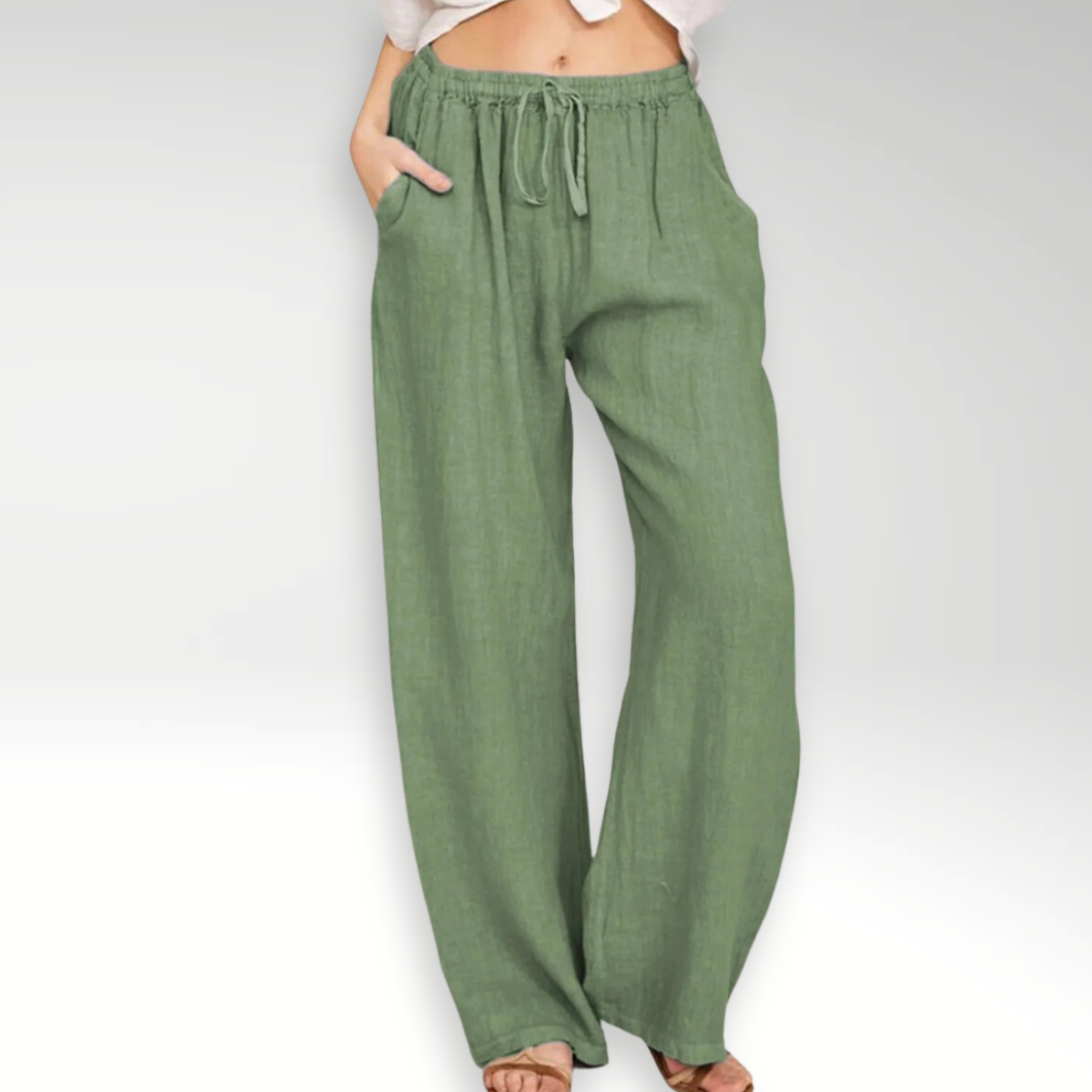 Mila Milano™ | Pantaloni comfort a gamba larga.