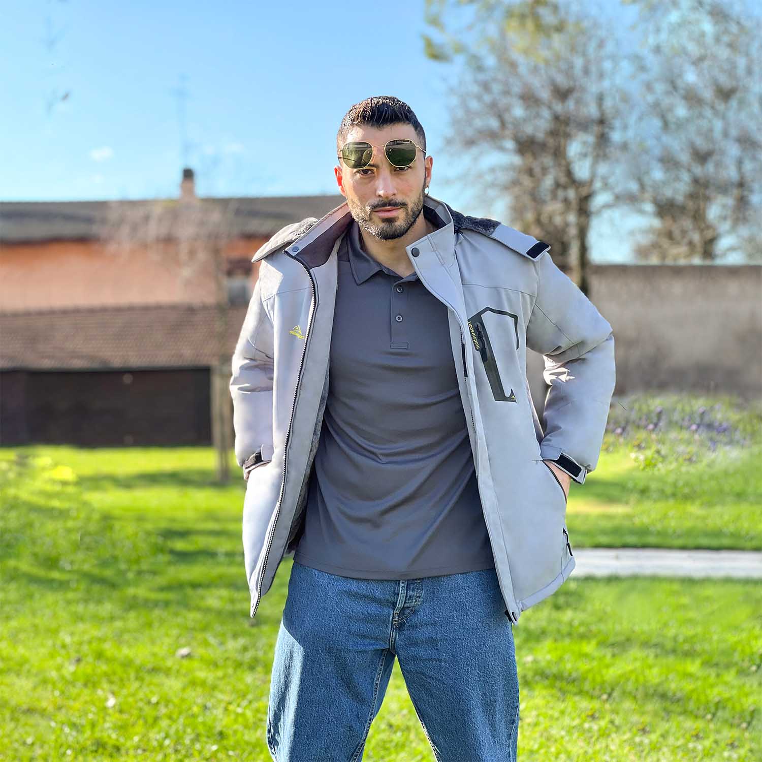 Mila Milano™  | Cielo | Giacca Sci Impermeabile Foderata