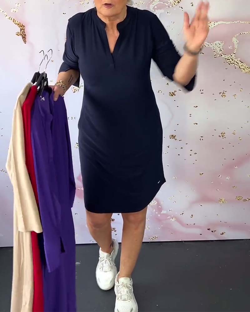 Mila Milano™ | ABITO ELEGANTE SCOLLO A V