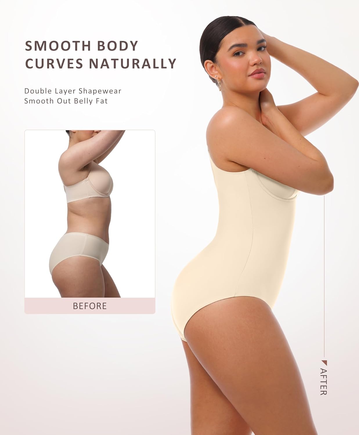 Mila Milano™  |  Bodysuit  |  Corsetto con scollo a V  |  BOGO-collectie: Moeiteloze elegantie