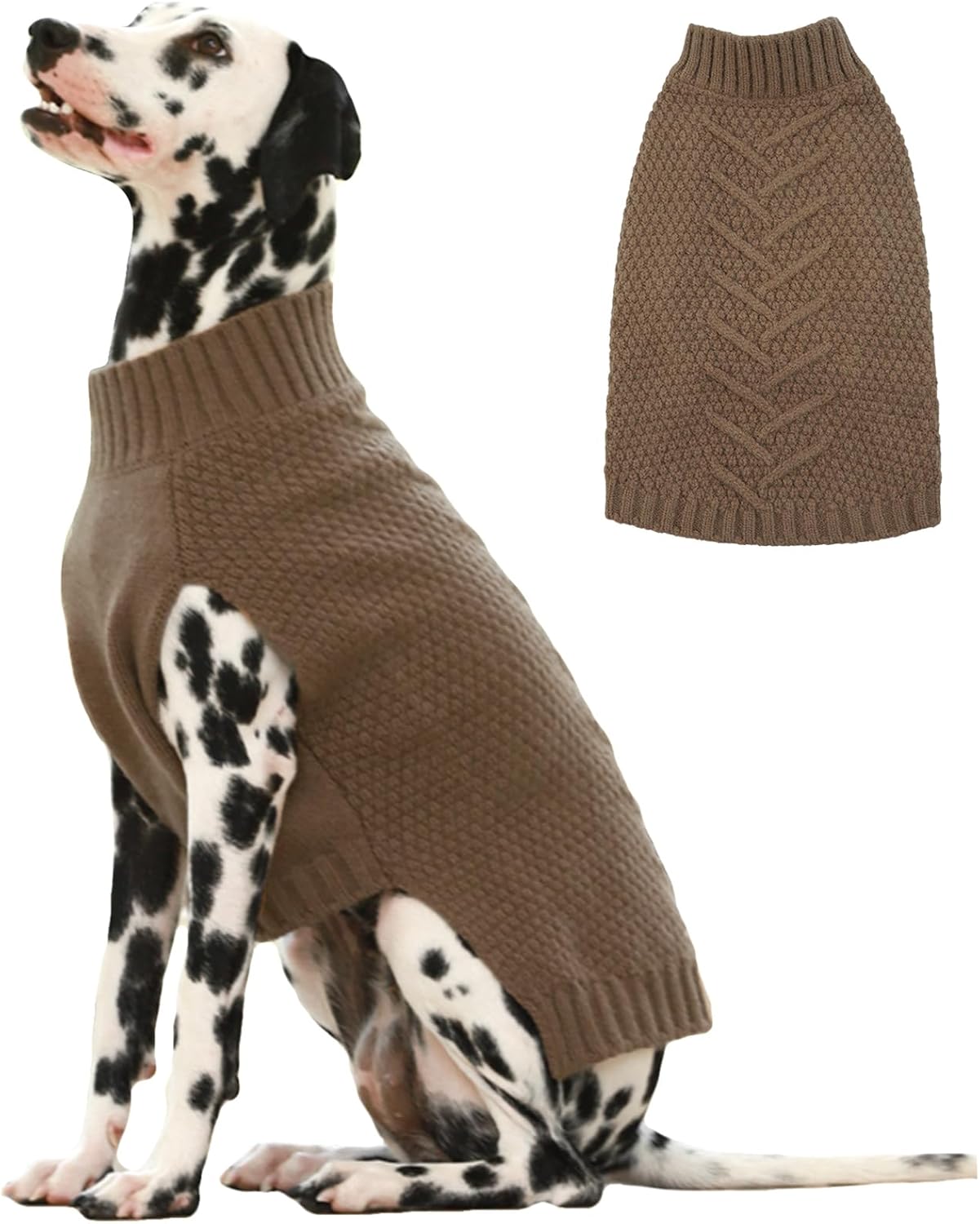 IECOii Sweater for Large Dogs, XXXXL Dog Sweaters for Extra Large Dogs, Cold Weather Winter Jacket for Large Dogs, Warm Autumn Dog Clothes for Large Dogs Knitwear, Doberman, German