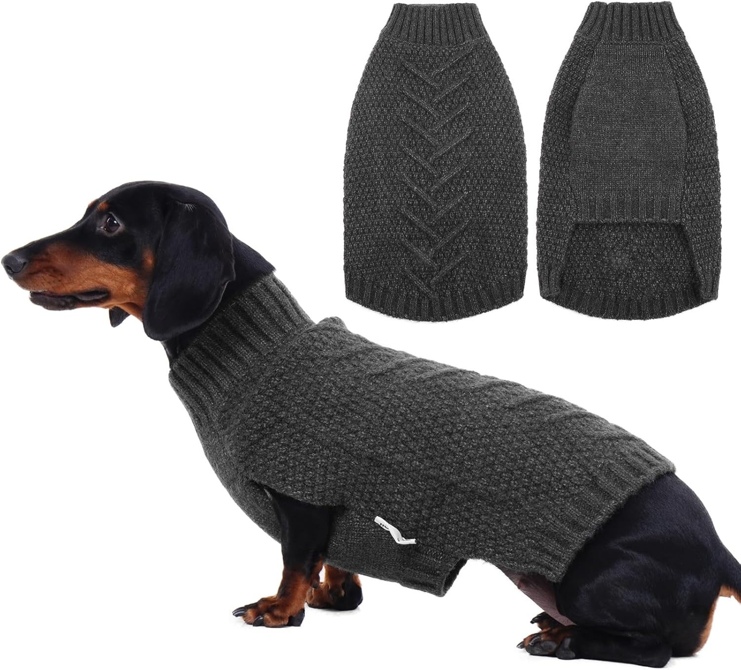 IECOii Sweater for Large Dogs, XXXXL Dog Sweaters for Extra Large Dogs, Cold Weather Winter Jacket for Large Dogs, Warm Autumn Dog Clothes for Large Dogs Knitwear, Doberman, German