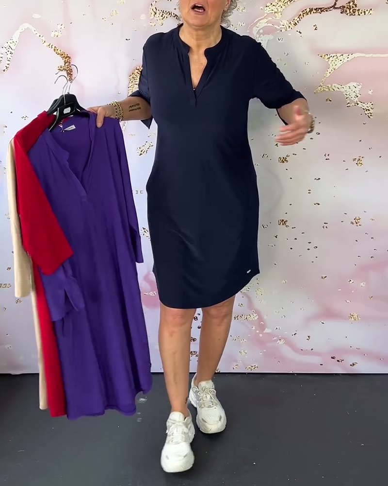 Mila Milano™ | ABITO ELEGANTE SCOLLO A V