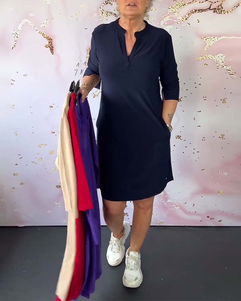 Mila Milano™ | ABITO ELEGANTE SCOLLO A V