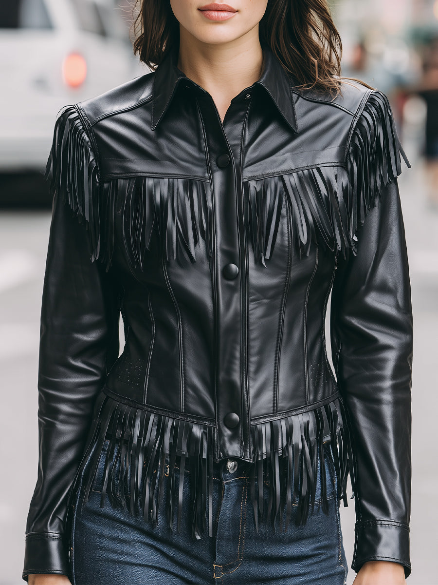 Mila Milano™ | Mooyius Leather Jacket