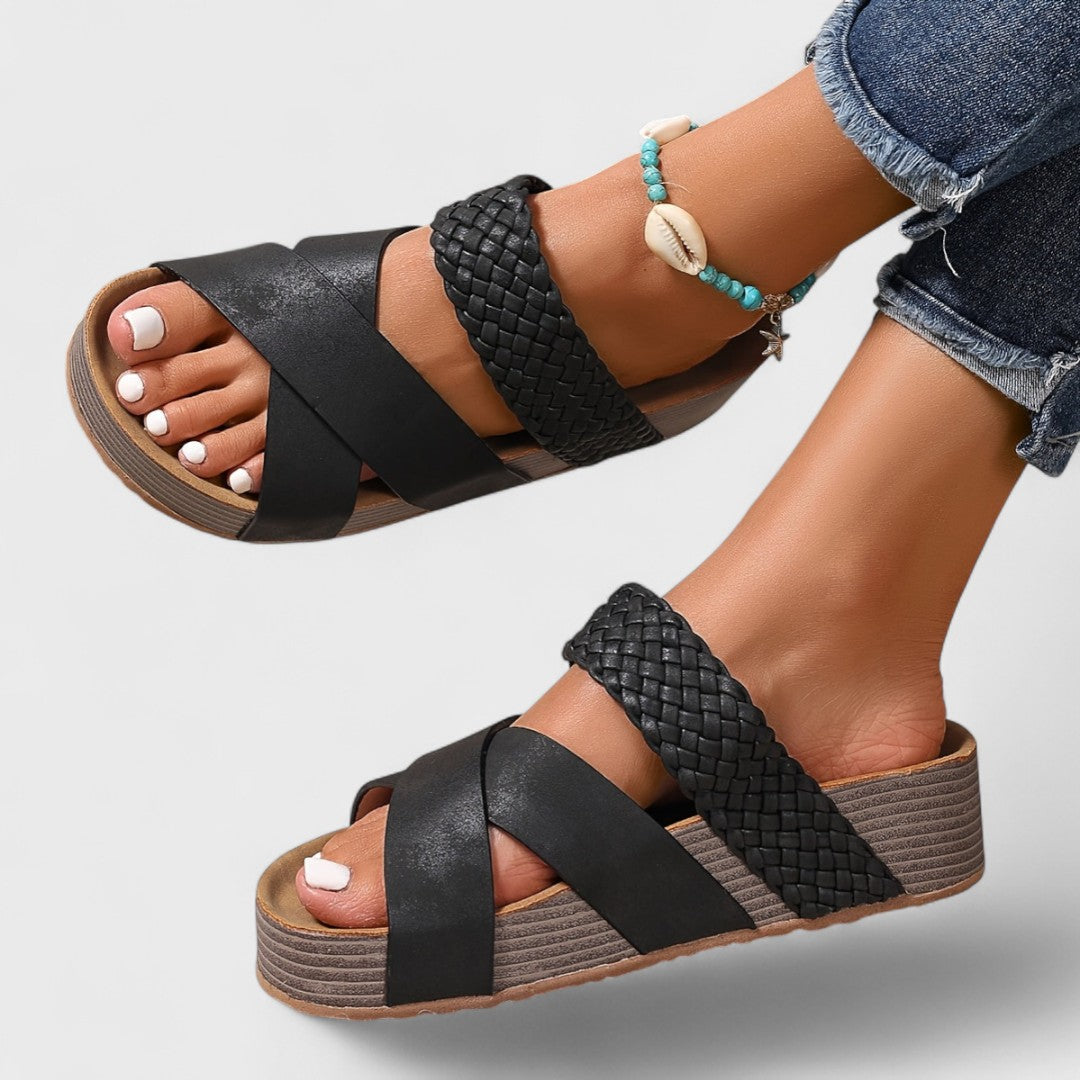 Mila Milano™ | Sandali Ortopedici in Pelle