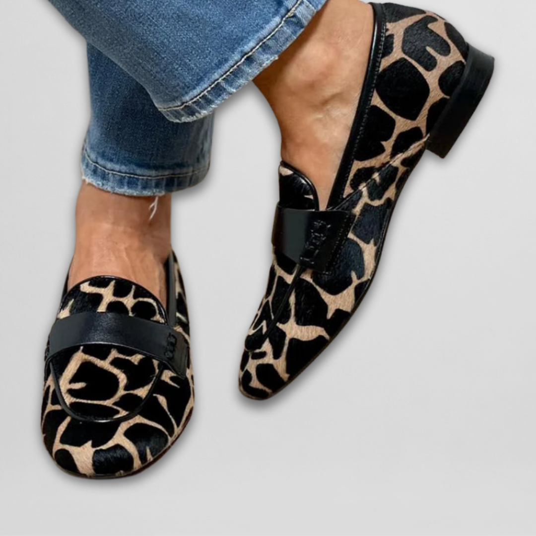 Mila Milano™ | Mocassino con stampa animalier