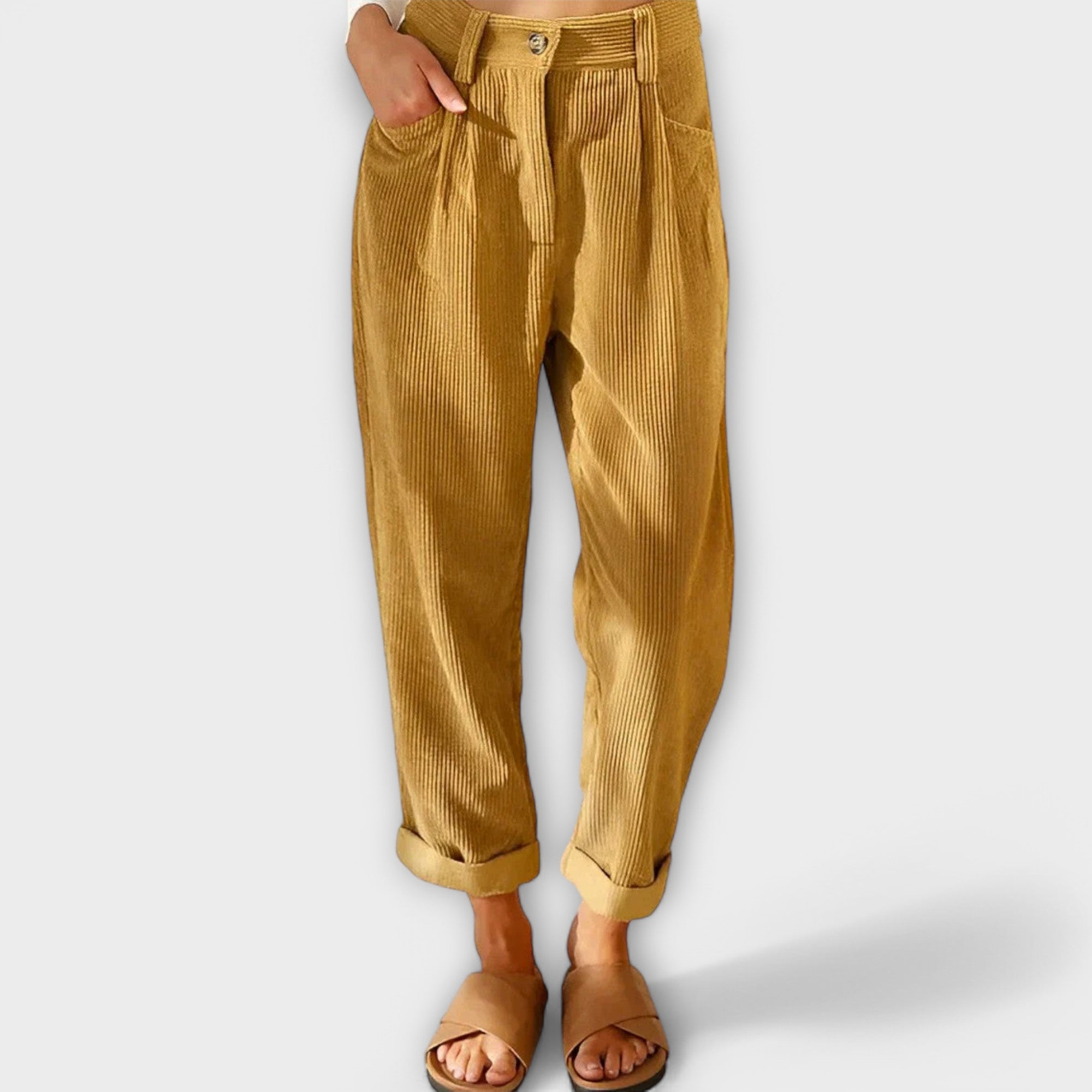 Mila Milano™ | Pantaloni di velluto moderni