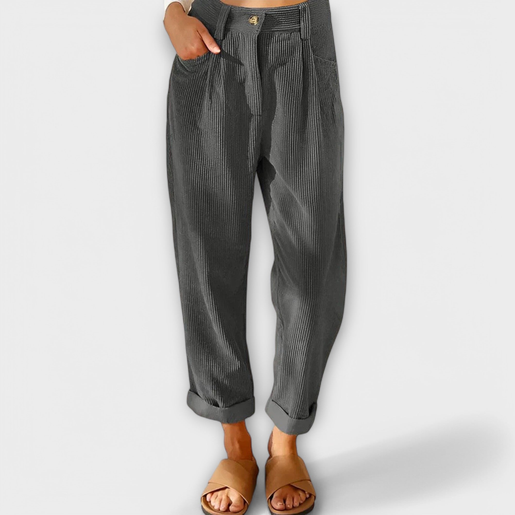 Mila Milano™ | Pantaloni di velluto moderni