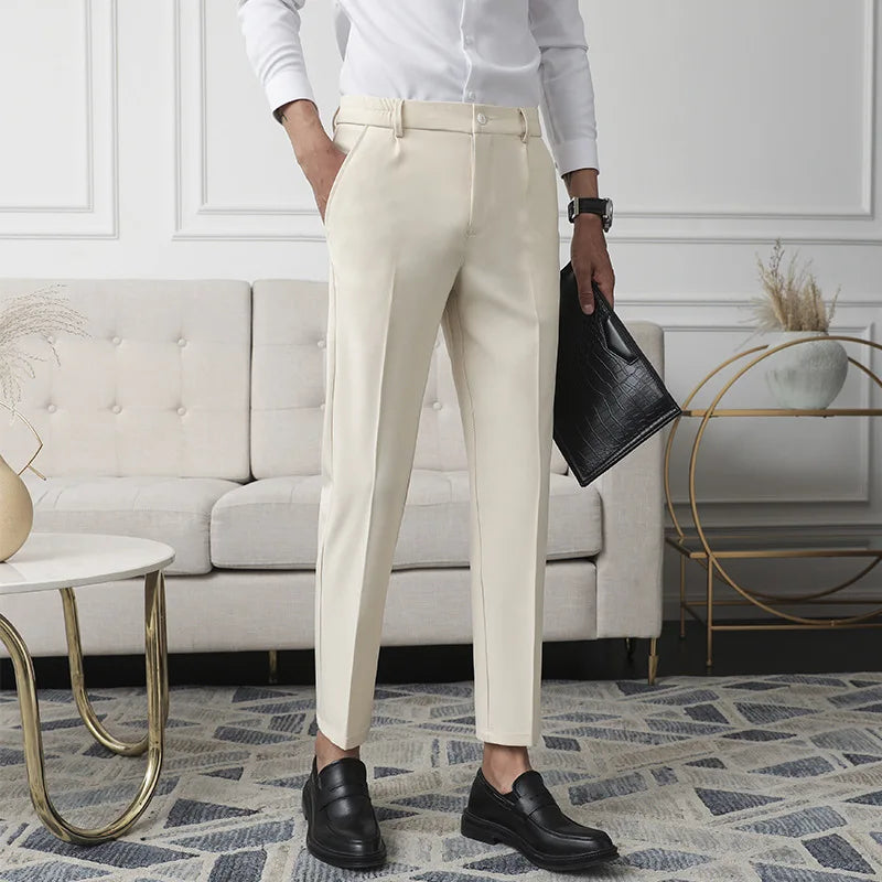 Pantaloni Eleganti Avorio