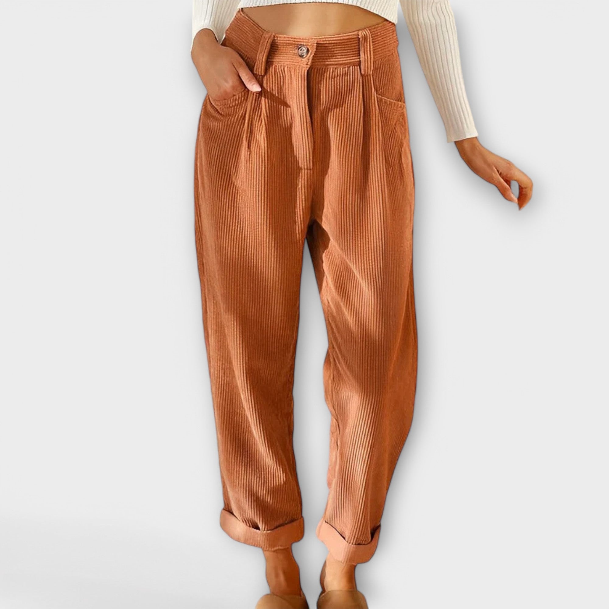 Mila Milano™ | Pantaloni di velluto moderni
