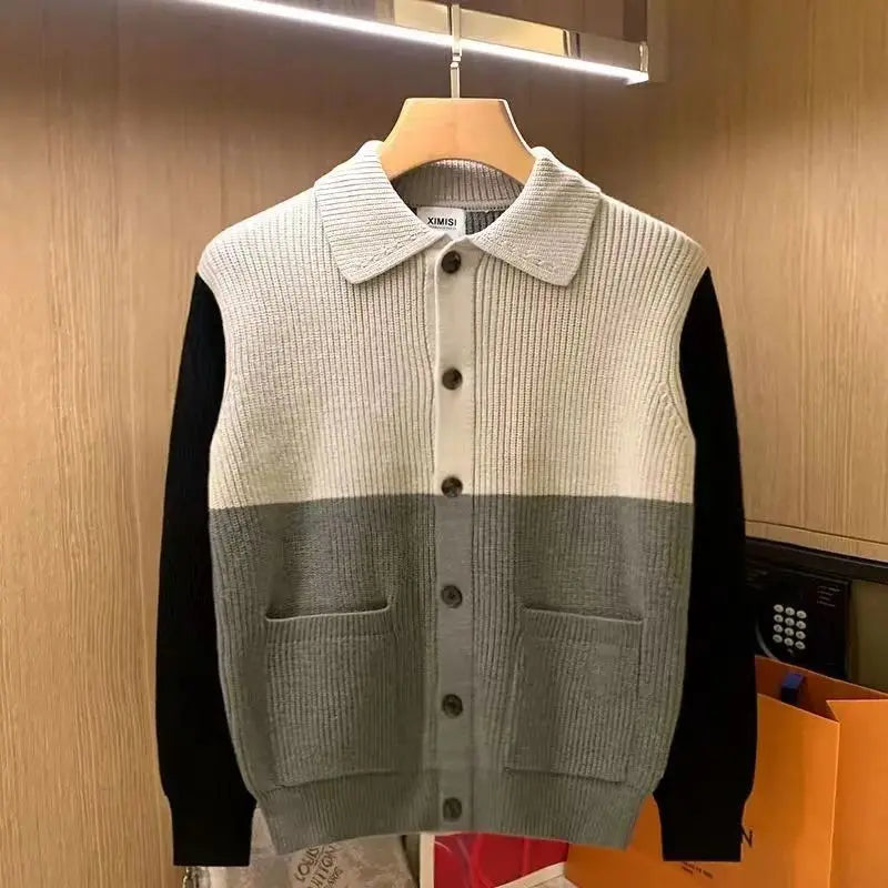 Cardigan a Maglia Costas