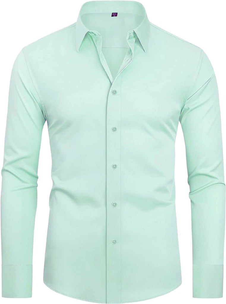 Mila Milano™ | Camicia Uomo Elasticizzata No Stiro