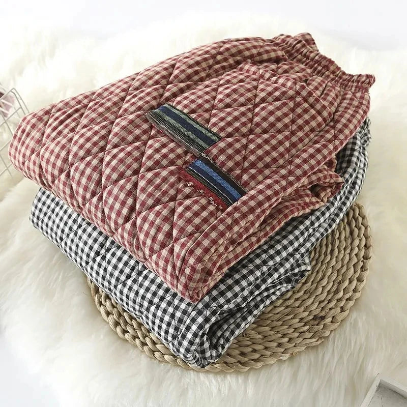 Pantaloni Invernali Ultra-Caldi in Cotone per Donna