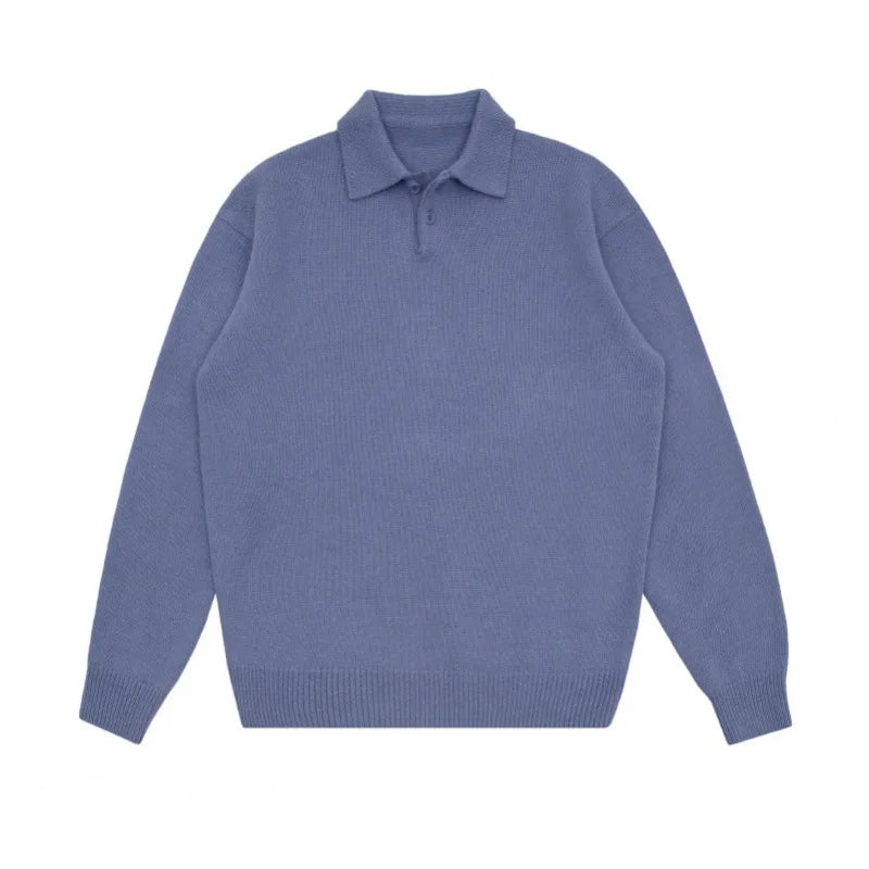 Maglione Polo in Maglia Accogliente