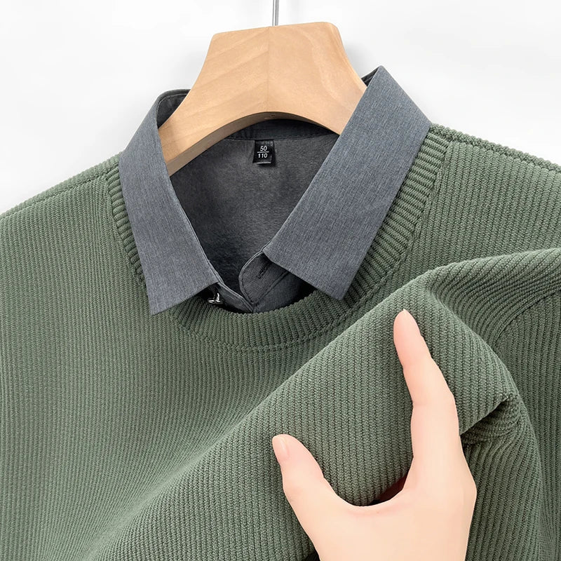 Pullover da uomo 2-in-1