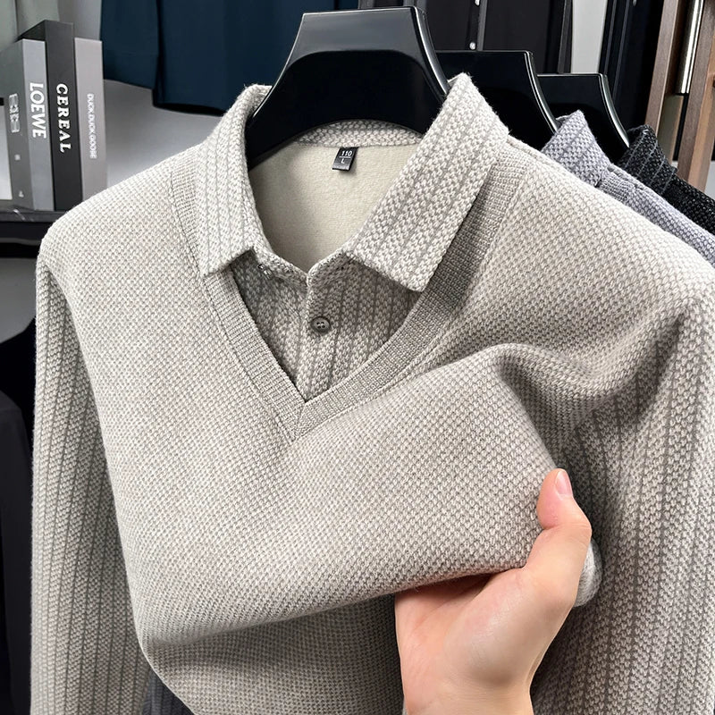 Camicia Spessa a Due Pezzi da Uomo