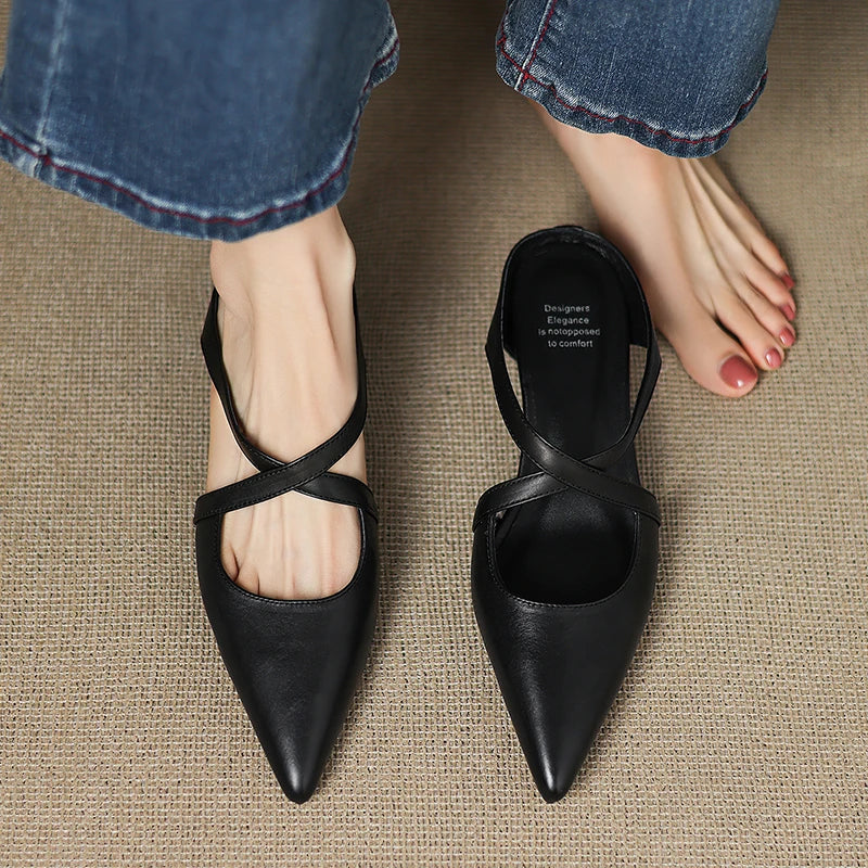 Mila Milano™ | Mules in Pelle Vera