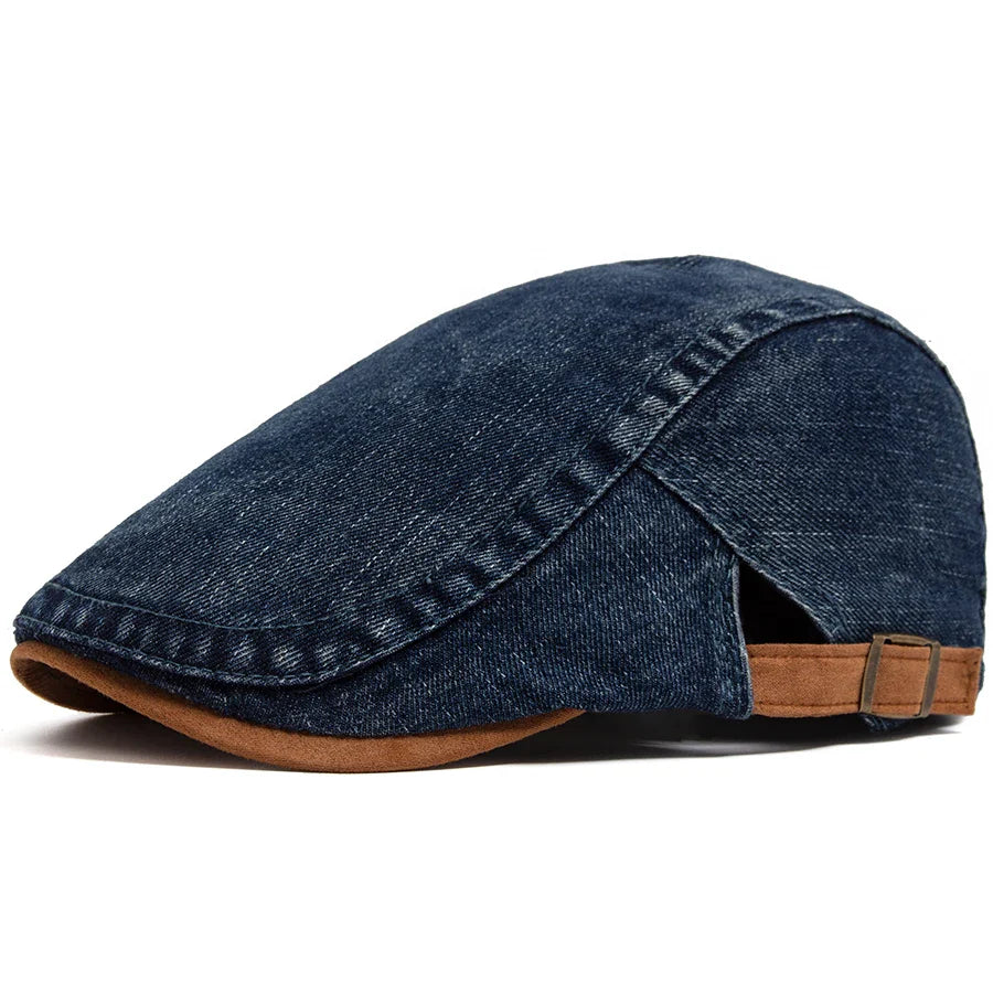 Cappello Newsboy in Denim