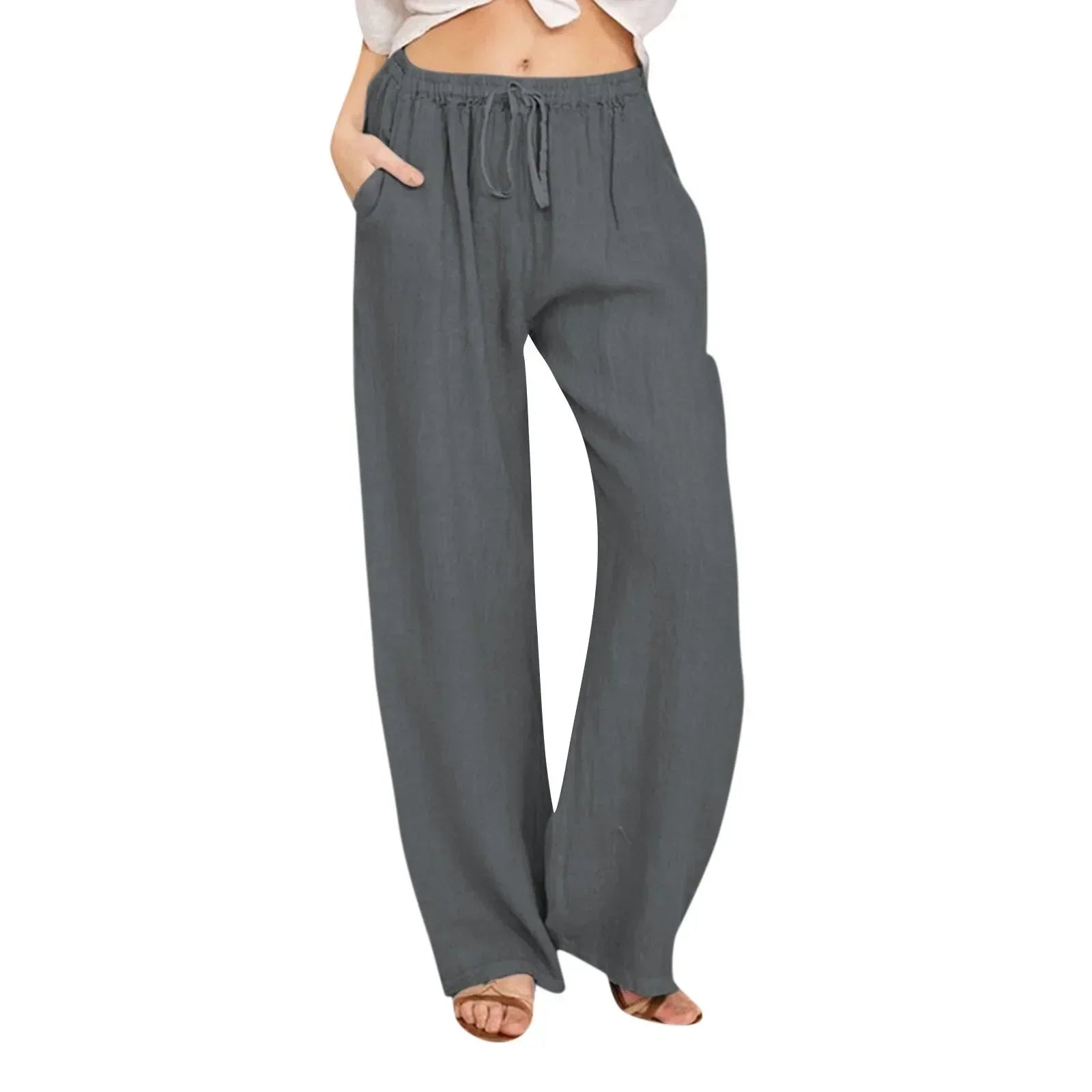 Mila Milano™ | Pantaloni comfort a gamba larga.