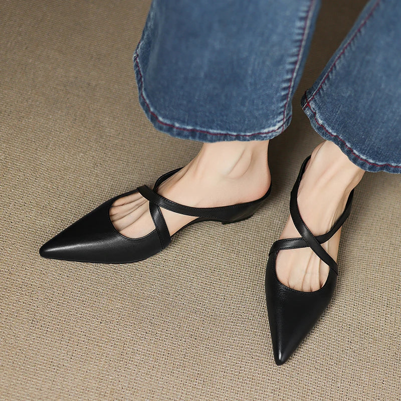 Mila Milano™ | Mules in Pelle Vera