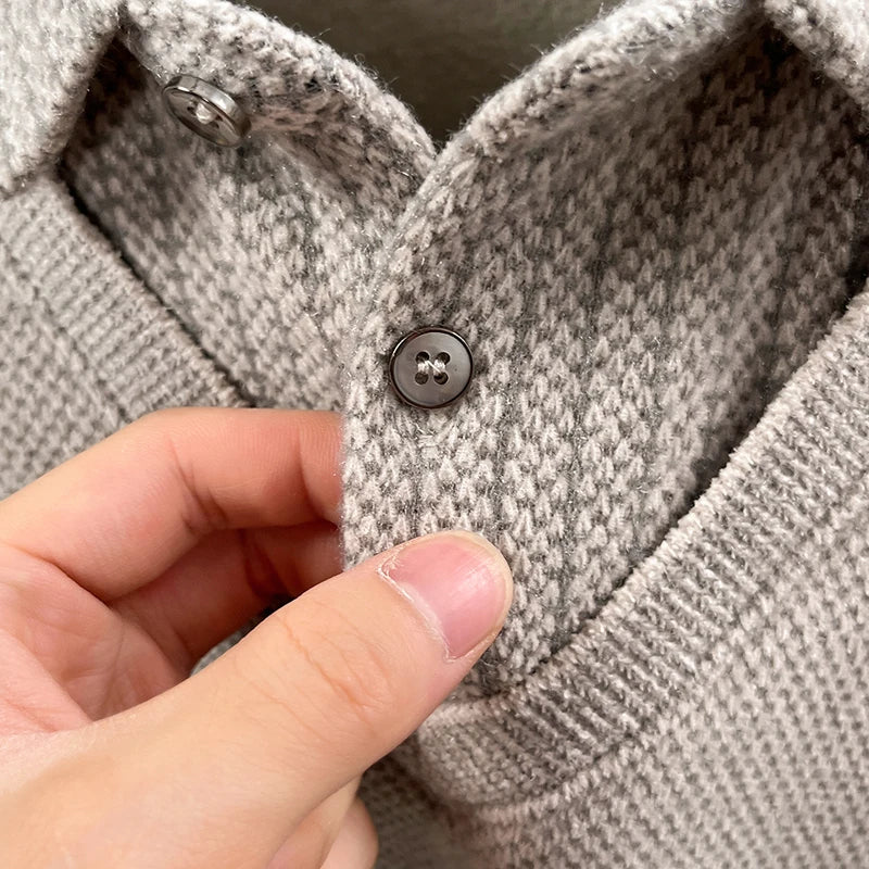 Camicia Spessa a Due Pezzi da Uomo