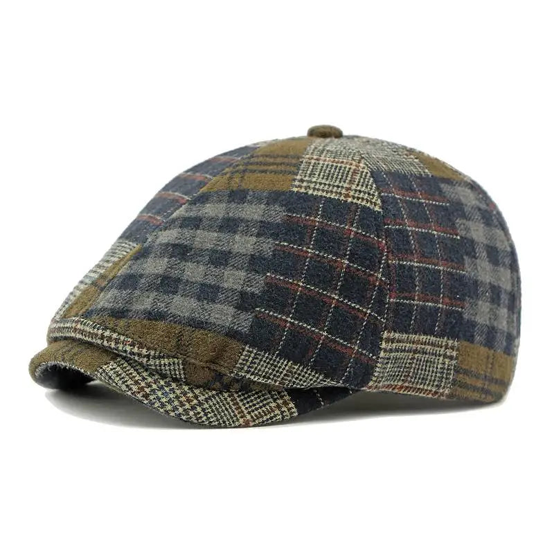 Cappello Vintage in Tweed Patchwork