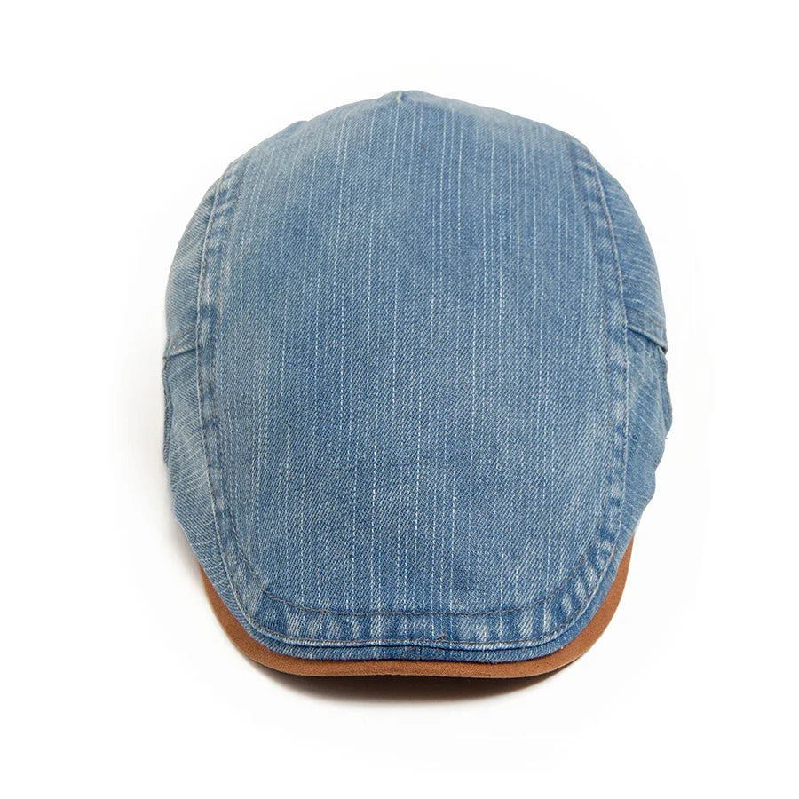 Cappello Newsboy in Denim