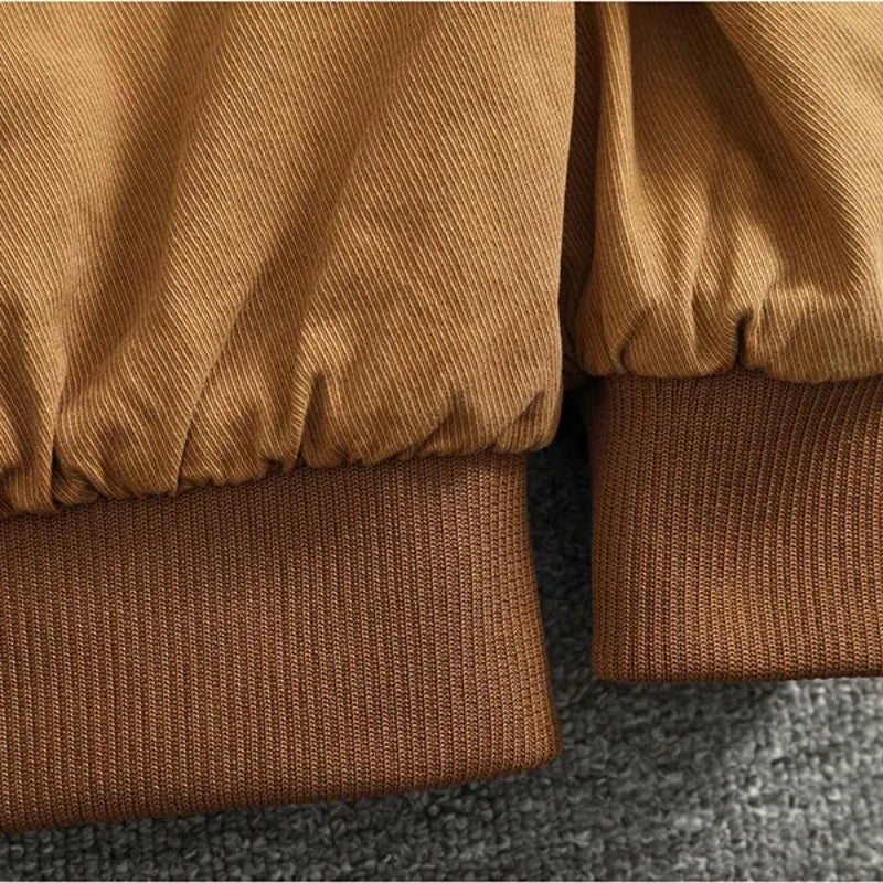 Giacca Bomber Invernale di Lusso Foderata in Pelliccia