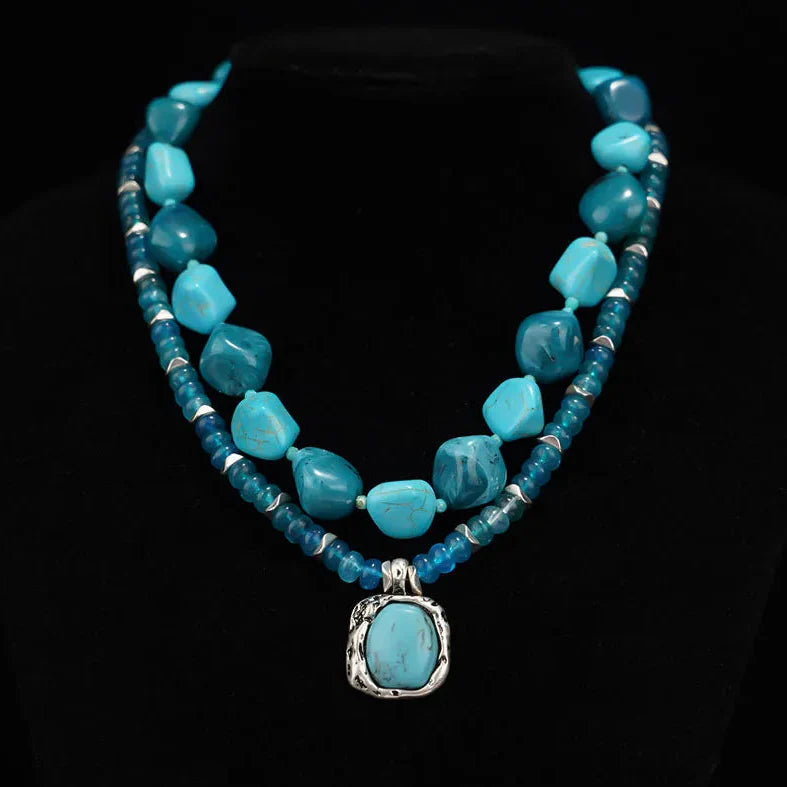 Set di Collane Boho in Pietra