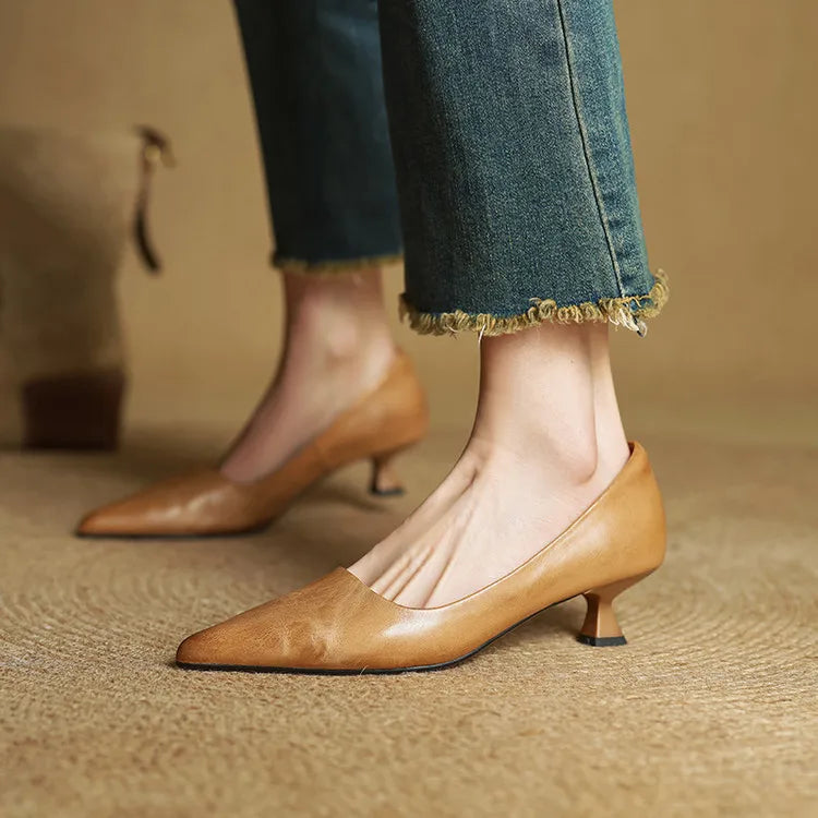 Mila Milano™ | Décolleté in Vera Pelle