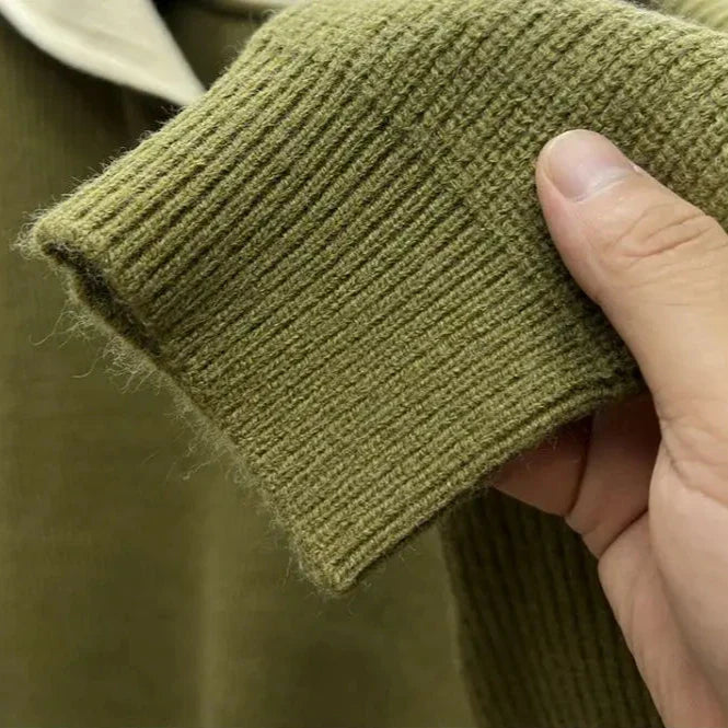 Maglione da Uomo in Maglia Premium con Mezzo Zip