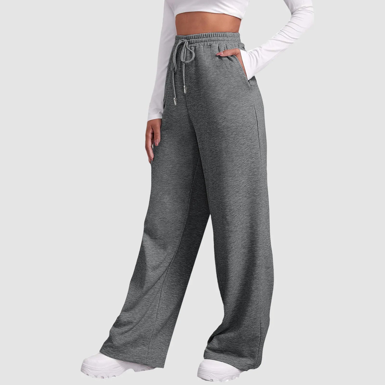 Mila Milano™ | Joggers a gamba larga e taglio casual