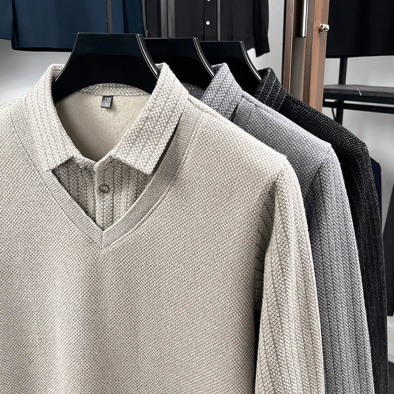 Camicia Spessa a Due Pezzi da Uomo