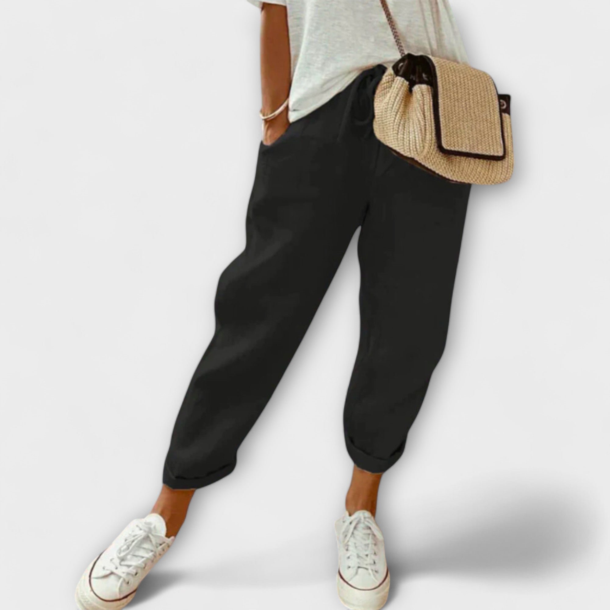 Mila Milano™ | Pantaloni di lino alla moda e casual