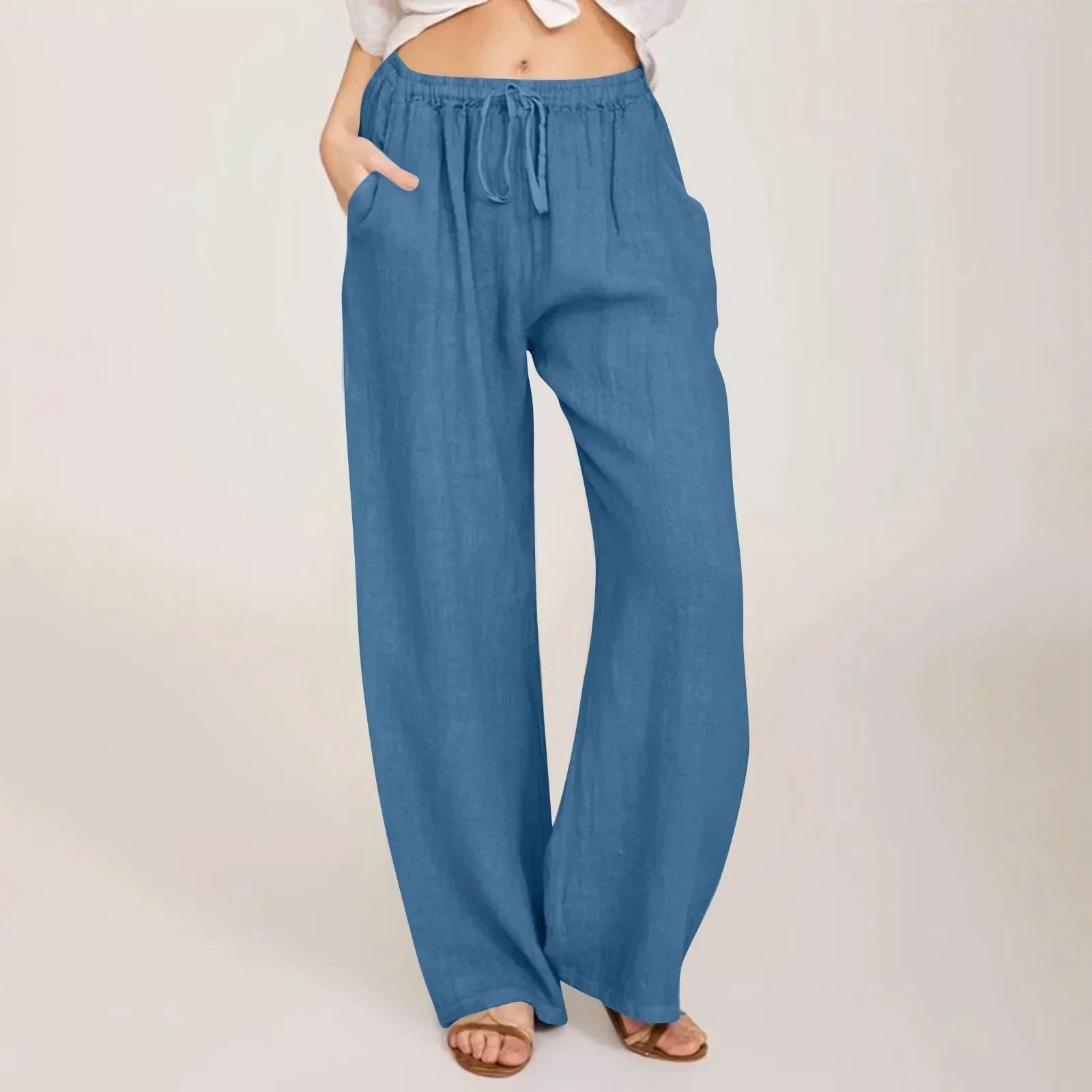 Mila Milano™ | Pantaloni comfort a gamba larga.