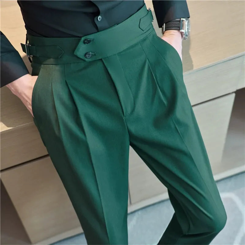 Pantaloni da abito in stile britannico