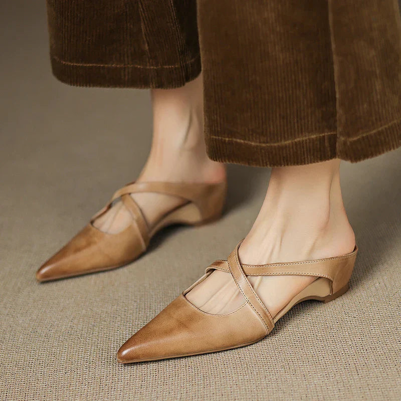 Mila Milano™ | Mules in Pelle Vera