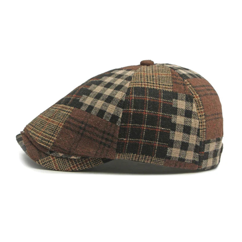 Cappello Vintage in Tweed Patchwork