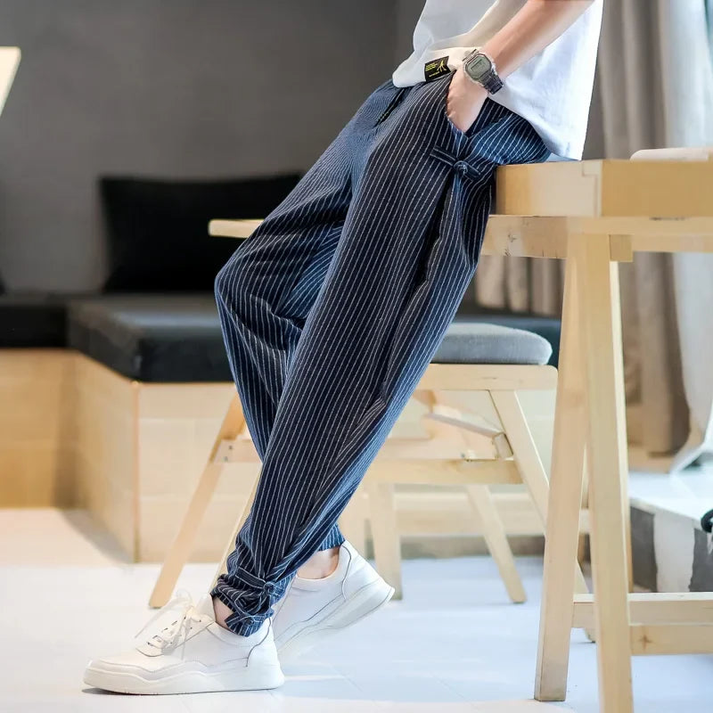 Pantaloni Lounge a Righe