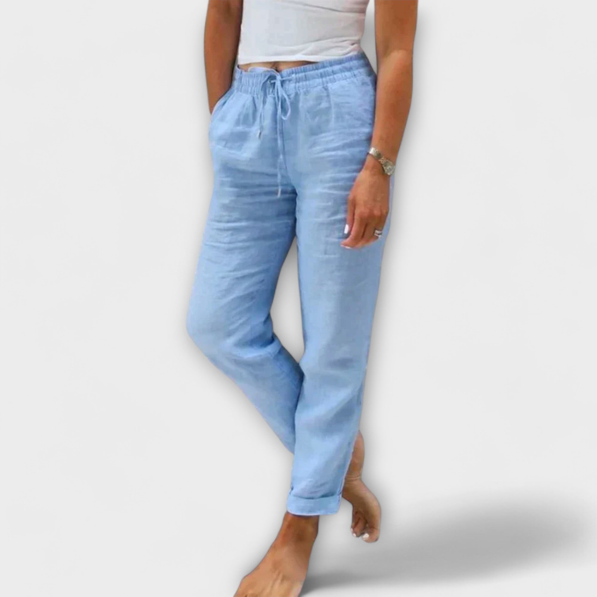Mila Milano™ | Pantaloni leggeri in lino